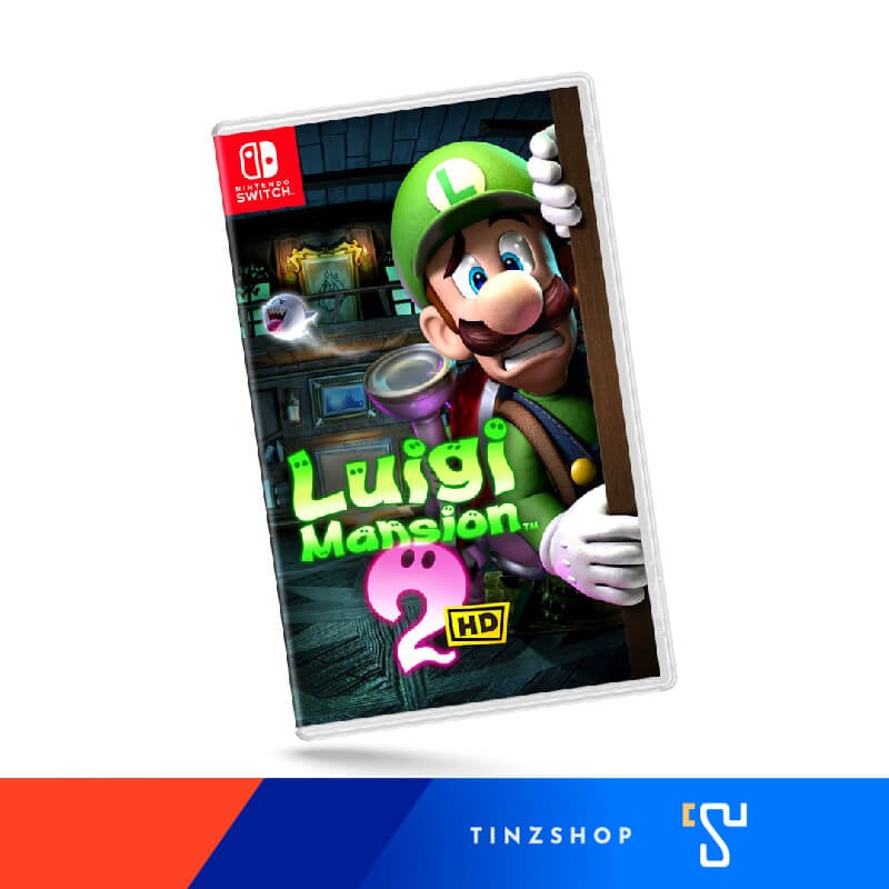 แผ่นเกม Nintendo Switch Game Luigi's Mansion 2 HD ภาษาอังกฤษ 